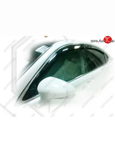 Дефлектора окон CA-Plastic (Classic полупрозрачный) Lexus ES250 XV60 дорестайлинг (2012-2015)