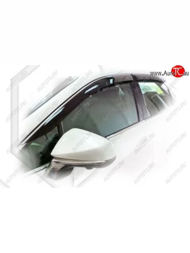 Дефлектора окон CA-Plastic (Classic полупрозрачный) Lexus RX 200T AL20 дорестайлинг (2015-2017)