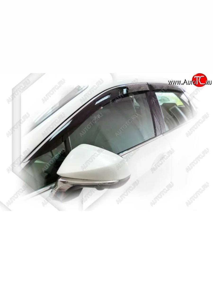 Дефлектора окон CA-Plastic Lexus RX 200T AL20 дорестайлинг (2015-2017) (Classic полупрозрачный, Без хром.молдинга)  в Воронеже Воронежской области