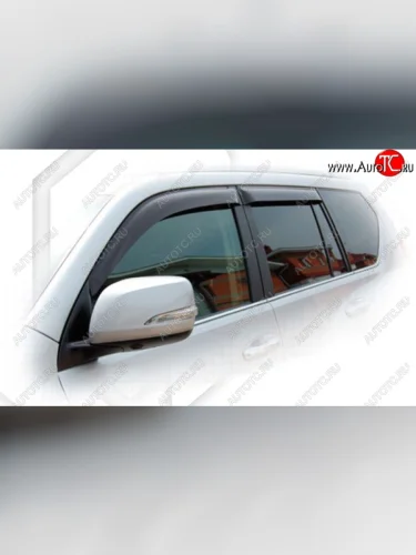 Дефлектора окон CA-Plastic (Classic полупрозрачный) Lexus GX460 J150 1-ый рестайлинг (2013-2019)
