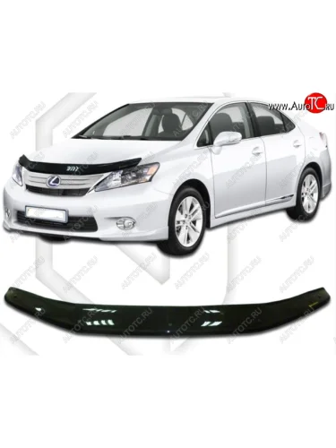 Дефлектор капота CA-Plastiс (Classic черный) Lexus HS250h F10 дорестайлинг (2009-2013)