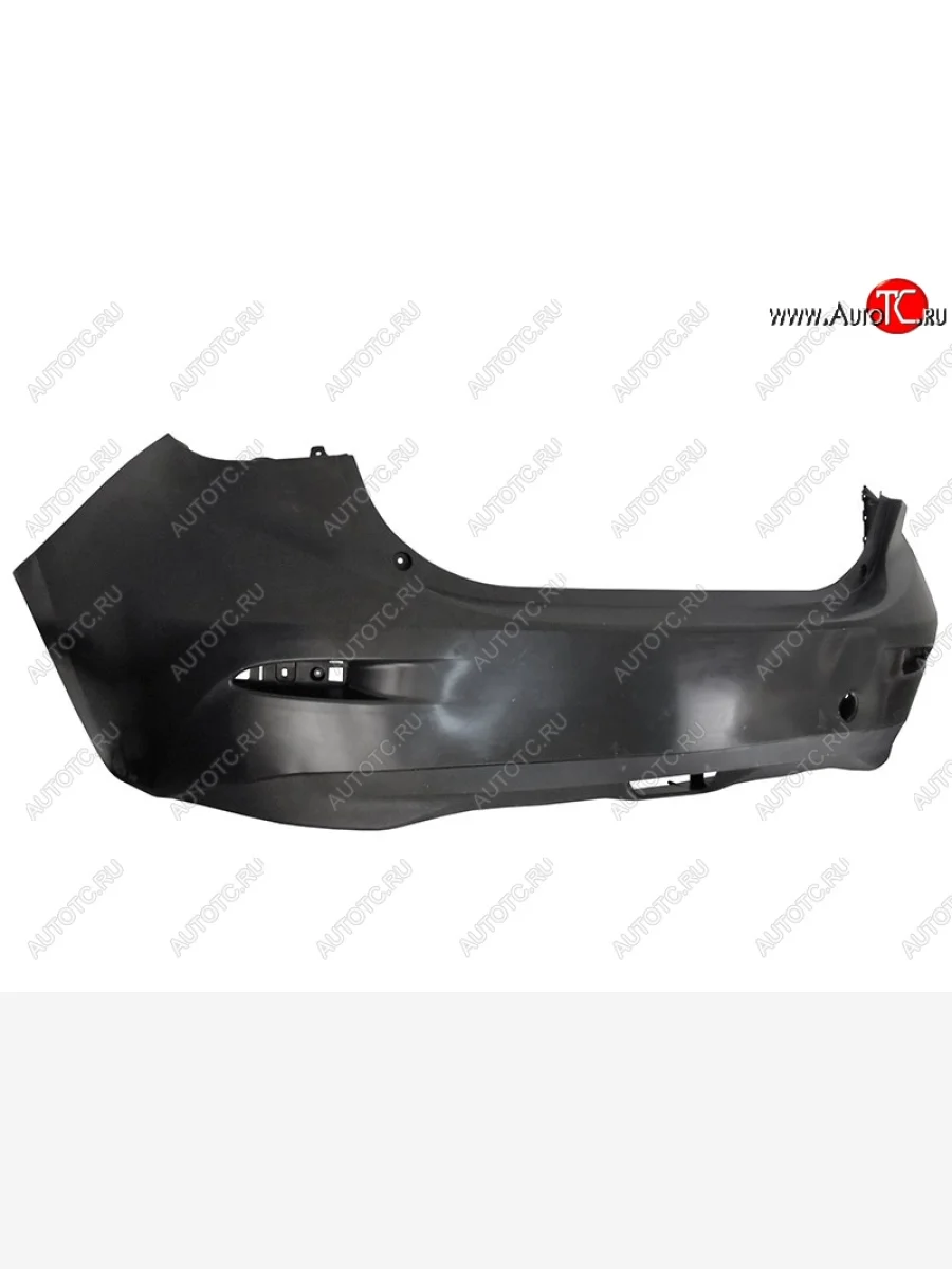 Задний бампер SAT (с отв. под крюк) Mazda 3/Axela BM дорестайлинг седан (2013-2016) (Неокрашенный)  с доставкой в г. Керчь