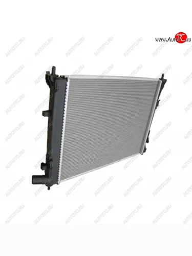 Радиатор двигателя (пластинчатый, МКПП) SAT KIA Rio 4 FB дорестайлинг седан (2016-2020)