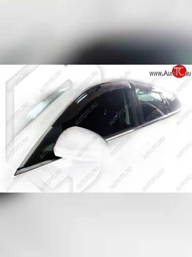 Дефлектор капота CA-Plastiс (Classic полупрозрачный) Mazda 6  GH (2007-2010) дорестайлинг универсал