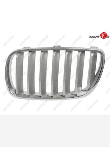 Левая решетка радиатора SAT (титан, пр-во Тайвань, рестайлинг) BMW X3  E83 (2003-2009)