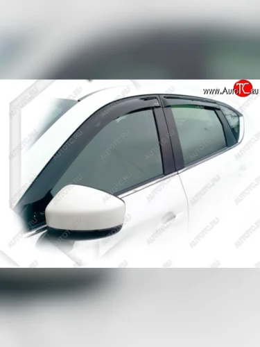 Дефлектора окон CA-Plastic (Classic полупрозрачный) Mazda CX-5 KF (2016-2025)