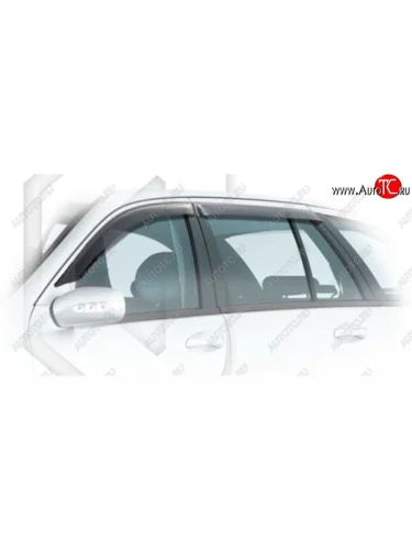 Дефлектора окон CA-Plastic (Classic полупрозрачный) Mercedes-Benz C-Class W202 дорестайлинг седан (1993-1997)