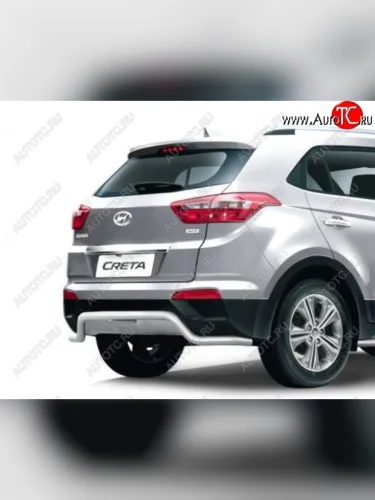 Защита заднего бампера PT GROUP Ø51мм Волна (НПС) HYUNDAI Creta 2016-2020  Hyundai Creta  GS (2015-2021) дорестайлинг, рестайлинг
