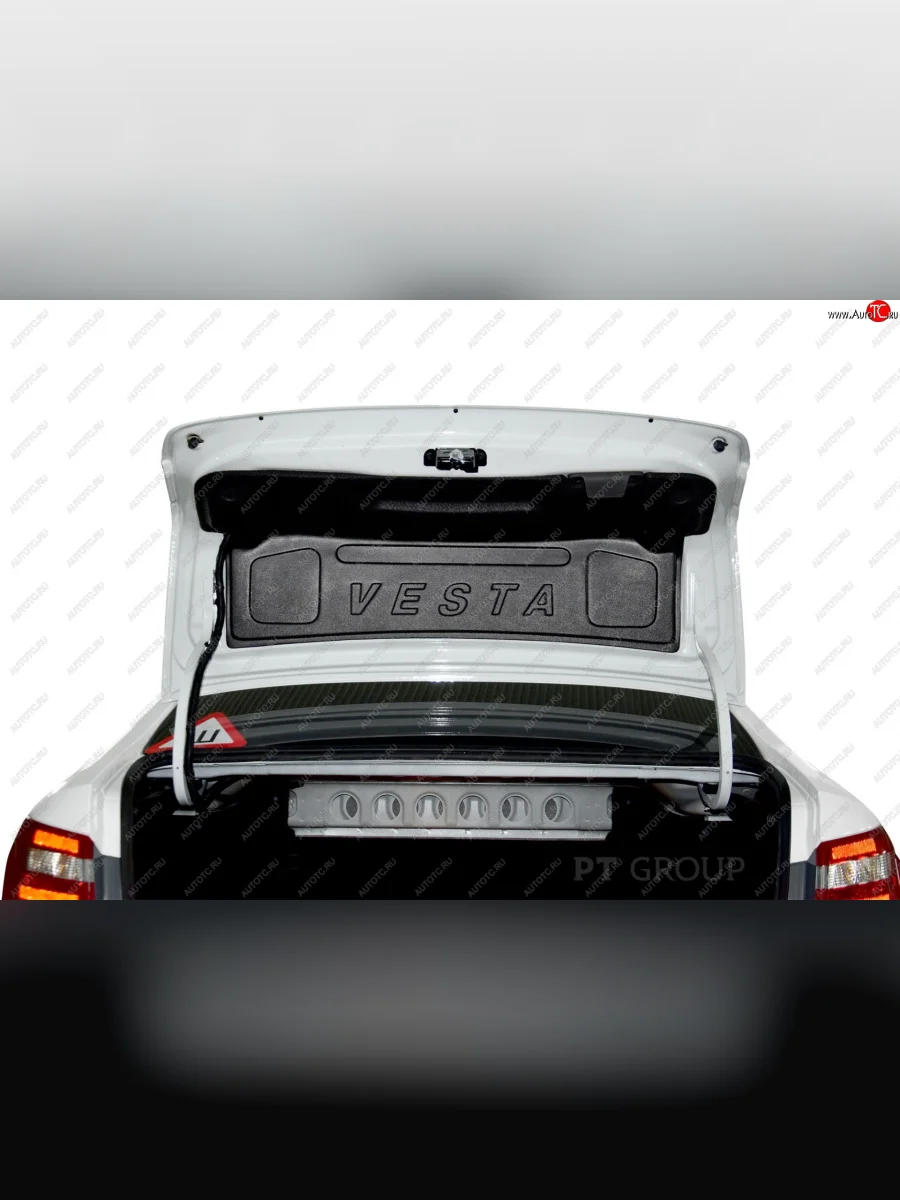 Внутренняя облицовка крышки багажника PT GROUP с надписью (ABS) LADA Vesta 2015-  Лада ВАЗ Веста (2015-2023) 2180  в Перми Пермском крае