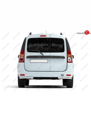 Защита заднего бампера PT GROUP угловая Ø51мм (НПС) LADA Largus 2012-/ Largus Cross 2015- (Нержавеющая полированная сталь) Лада ВАЗ Ларгус (2012-2021) дорестайлинг R90