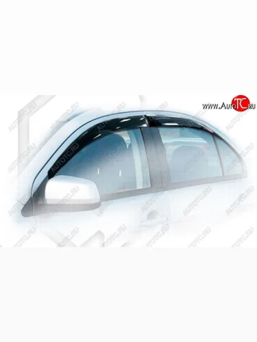 Дефлектора окон CA-Plastic (Classic полупрозрачный) Mitsubishi Lancer 10 CY хэтчбэк дорестайлинг (2007-2010)