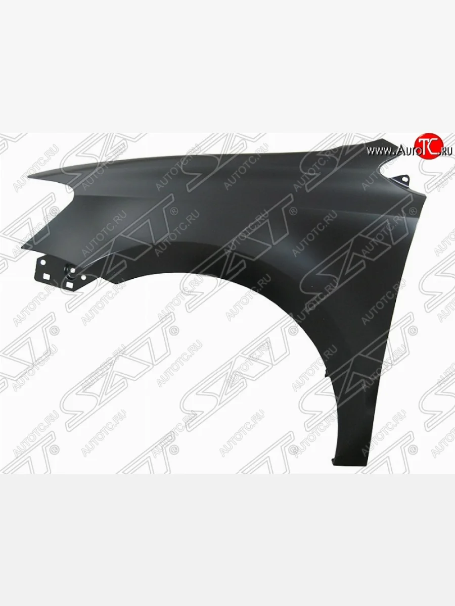 Левое переднее крыло SAT Volkswagen Polo Mk5 6R,6C,61 хэтчбек 5 дв. дорестайлинг (2009-2015) (Неокрашенное)  в Воронеже Воронежской области