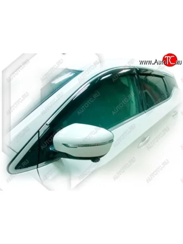 Дефлектора окон CA-Plastic (Classic полупрозрачный) Nissan Murano 3 Z52 дорестайлинг (2015-2022)