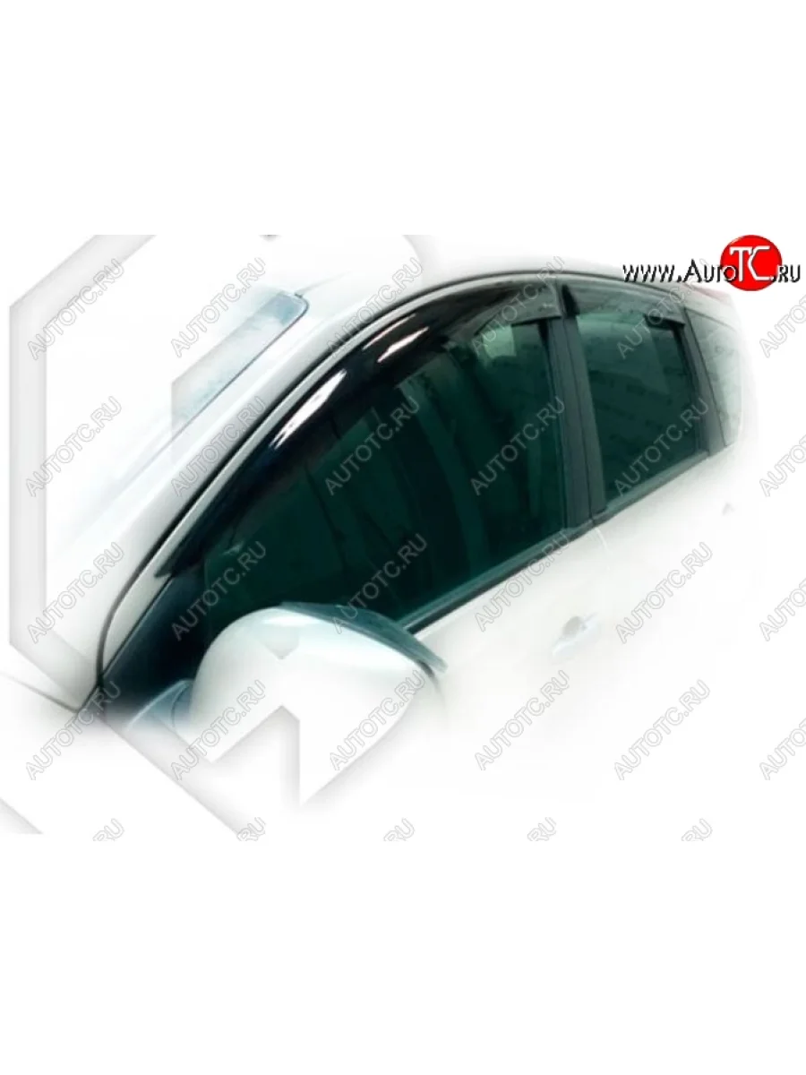 Дефлектора окон (правый руль) CA-Plastic  Nissan Note (2008-2013) 1 (Classic полупрозрачный, Без хром.молдинга)  в Керчи Республика Крым