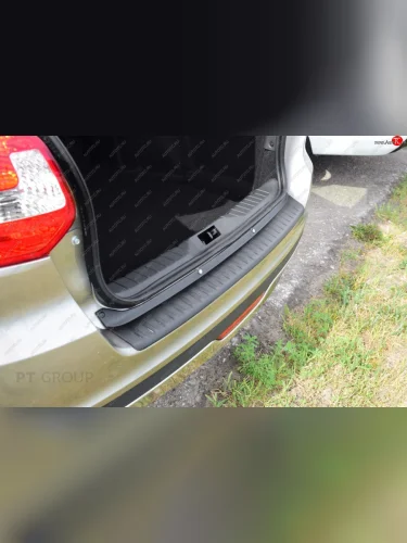 Накладка защитная на задний бампер Petroil Tuning (Текстурная поверхность) Лада ВАЗ Гранта FL  2191 (2018-2025) лифтбек