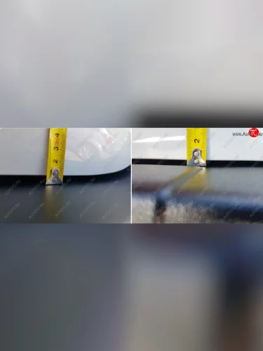 Накладка на задний бампер Petroil Tuning (Текстурная поверхность) Лада ВАЗ Гранта  1 2191 (2011-2013) лифтбэк дорестайлинг 