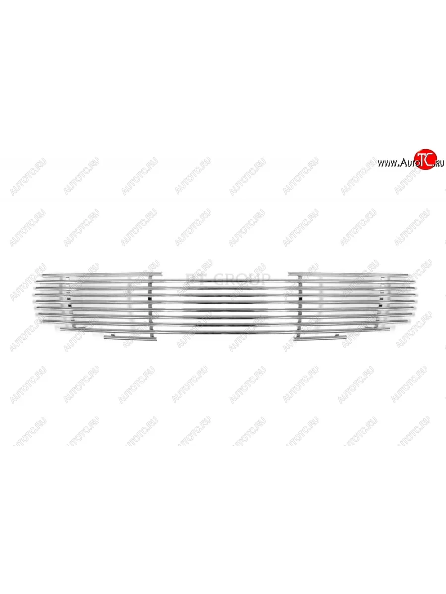 Накладка на решетку радиатора Petroil Tuning  KIA Sportage (2016-2022) 4 QL (Нержавеющая полированная сталь)  с доставкой в г. Керчь