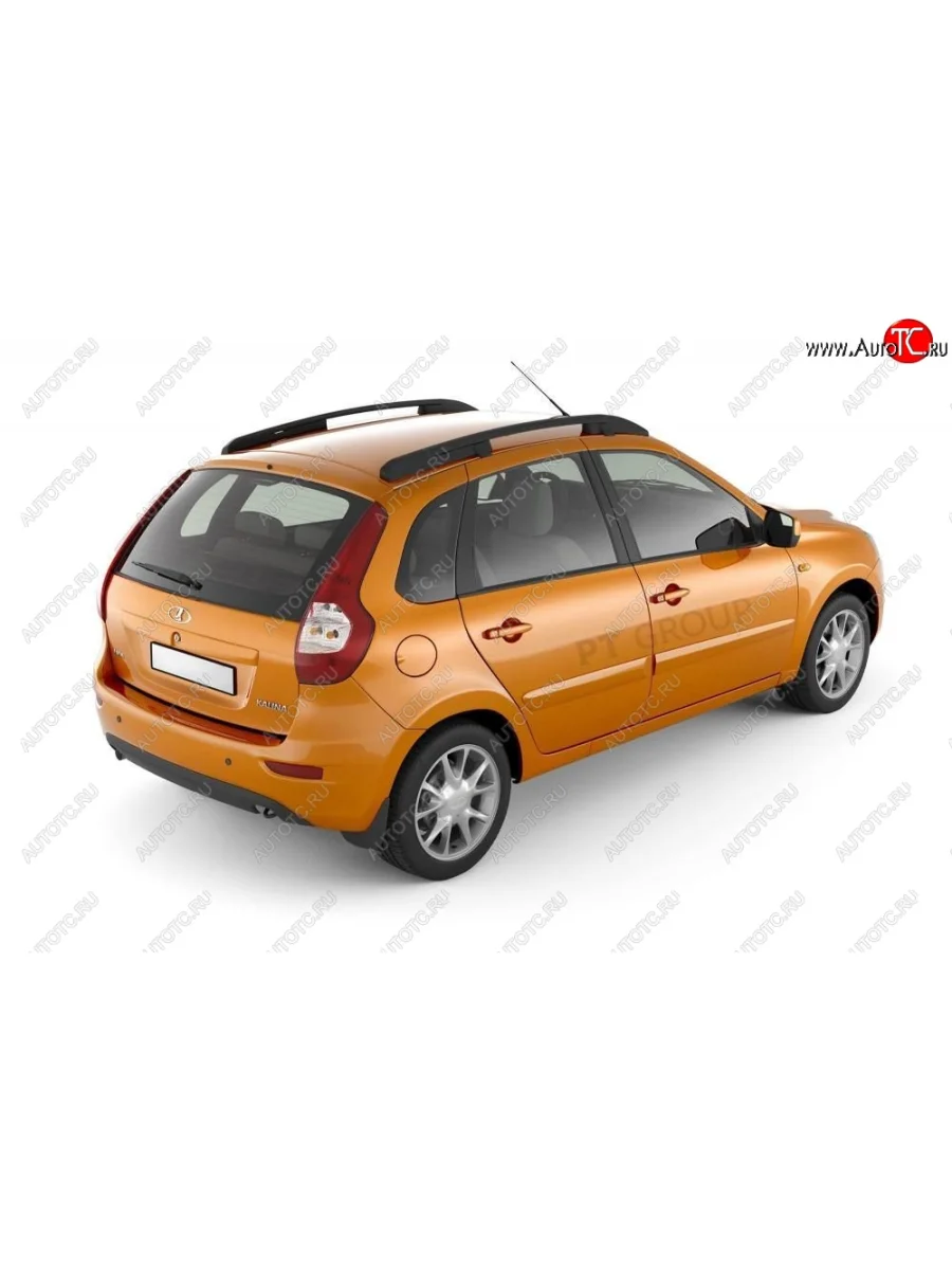 Рейлинги Petroil Tuning Комфорт  Лада ВАЗ  Калина ( 1119,  2192), Калина Спорт ( 1119,  2192) (Черный муар)  в Керчи Республика Крым