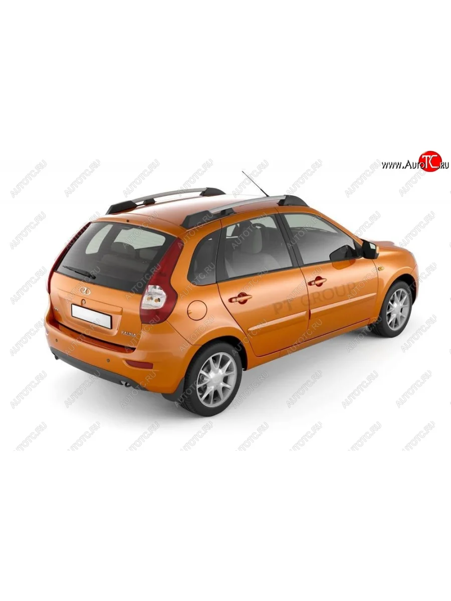 Рейлинги Petroil Tuning Усиленные  Лада ВАЗ  Калина ( 1119,  2192), Калина Спорт ( 1119,  2192) (Серебристый муар)  в Керчи Республика Крым