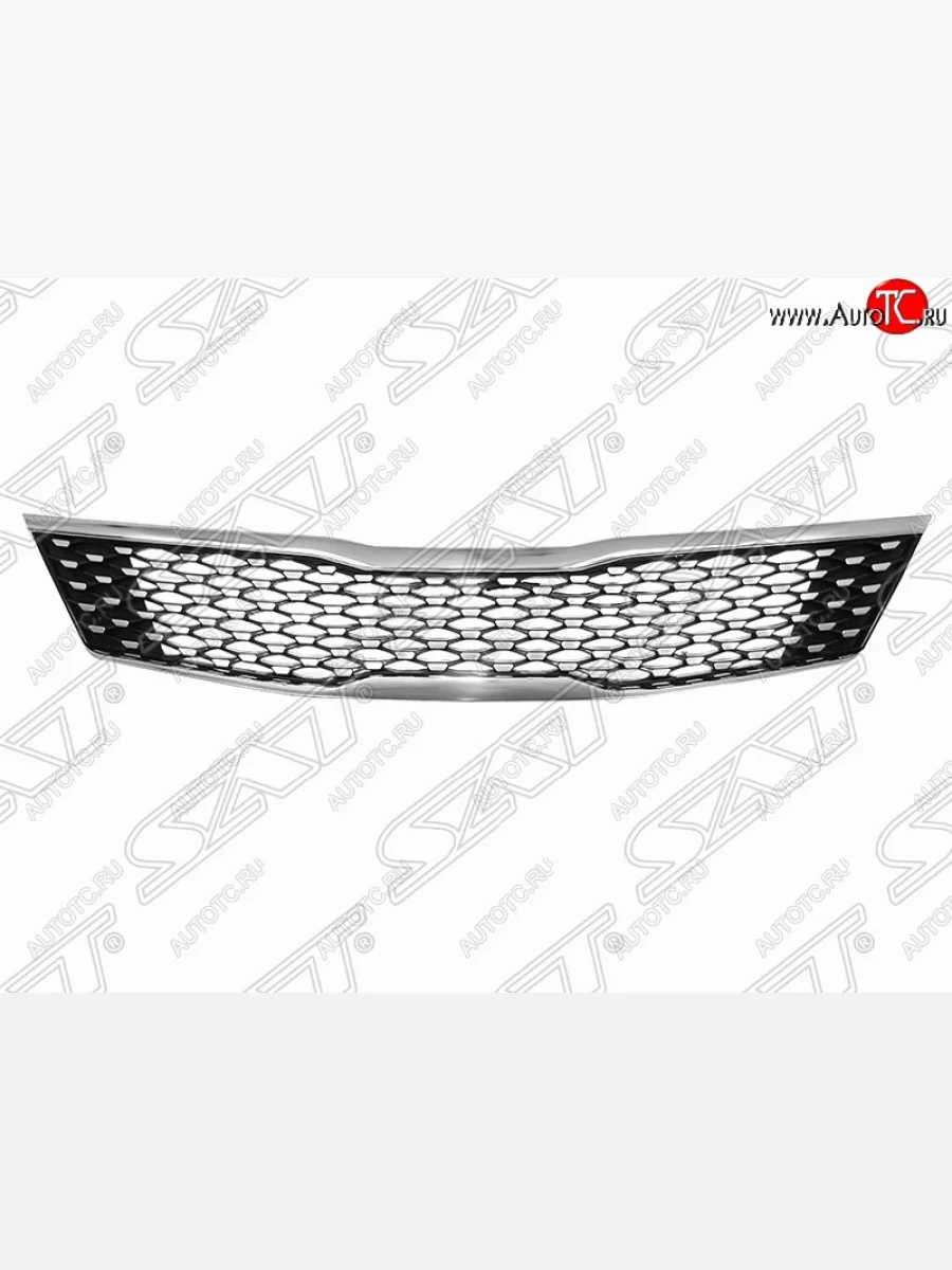 Решетка радиатора SAT (GT TYPE, пр-во Китай)  KIA Optima (2016-2018) 4 JF (Неокрашенная)  с доставкой в г. Керчь