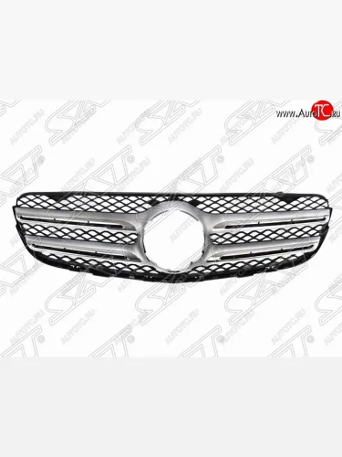 Решетка радиатора SAT (хром) Mercedes-Benz GLC class X253 (2015-2023)