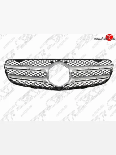 Решетка радиатора SAT (хром/под камеру) Mercedes-Benz GLC class X253 (2015-2023)