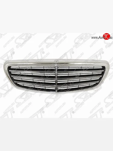Решетка радиатора (хром) SAT Mercedes-Benz E-Class  W213 (2016-2020) седан дорестайлинг