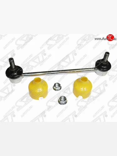Стойка (тяга) переднего стабилизатора SAT Mitsubishi Carisma (1996-2004), Mitsubishi FTO (1994-2001), Volvo S40  VS седан (1996-2004), Volvo V40  универсал (1995-2019)
