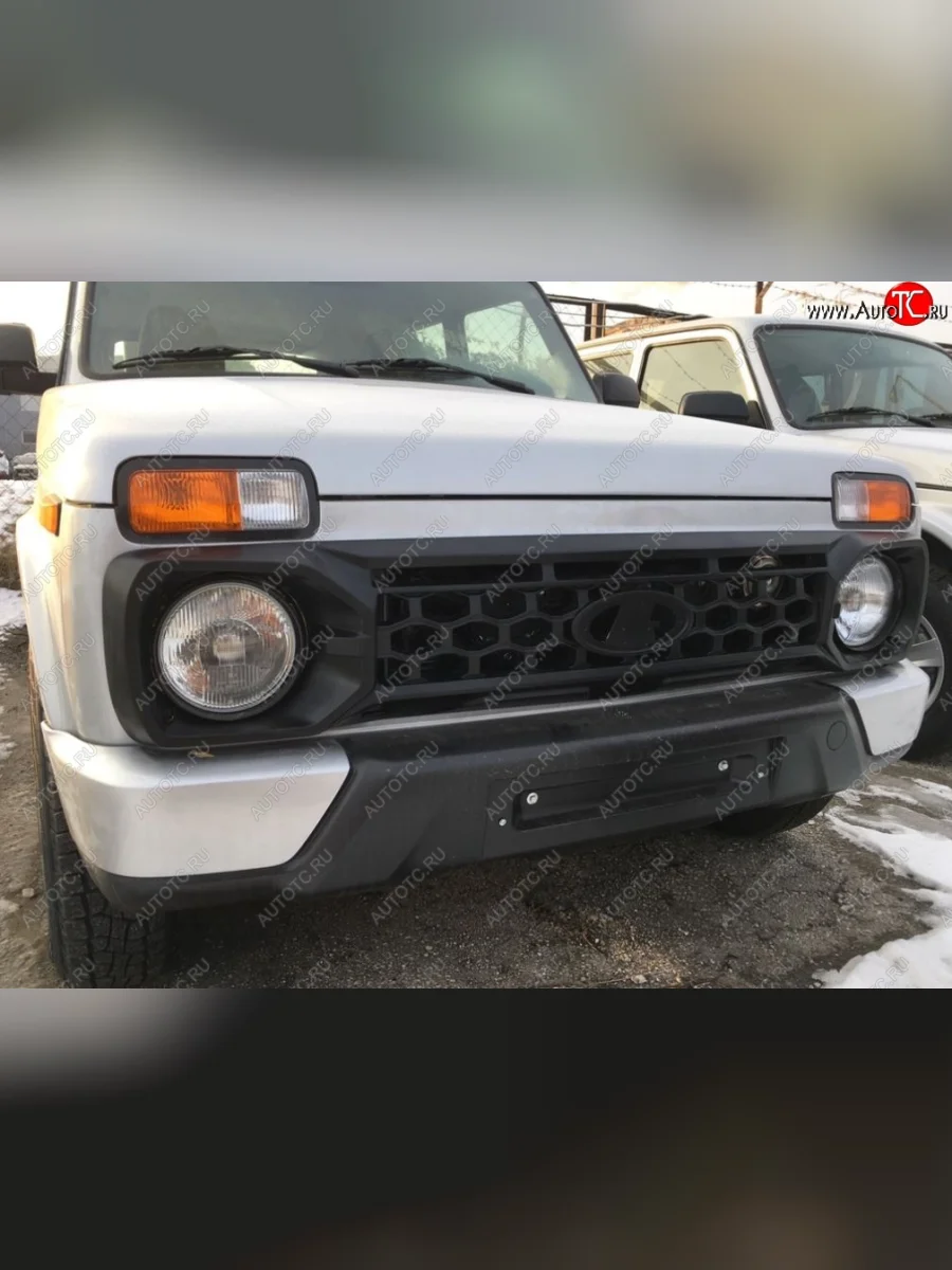 Решетка радиатора Titan Лада ВАЗ нива 4х4 2121 (Legend) 3 дв. 2-ой рестайлинг (2021-2025) (Неокрашенная, Без сетки)  в Керчи Республика Крым