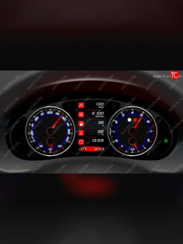 Приборная панель Ferrum GF 822 4.3″ Лада ВАЗ 2110 - Приора ( 2170,  2171,  2172,  21728)