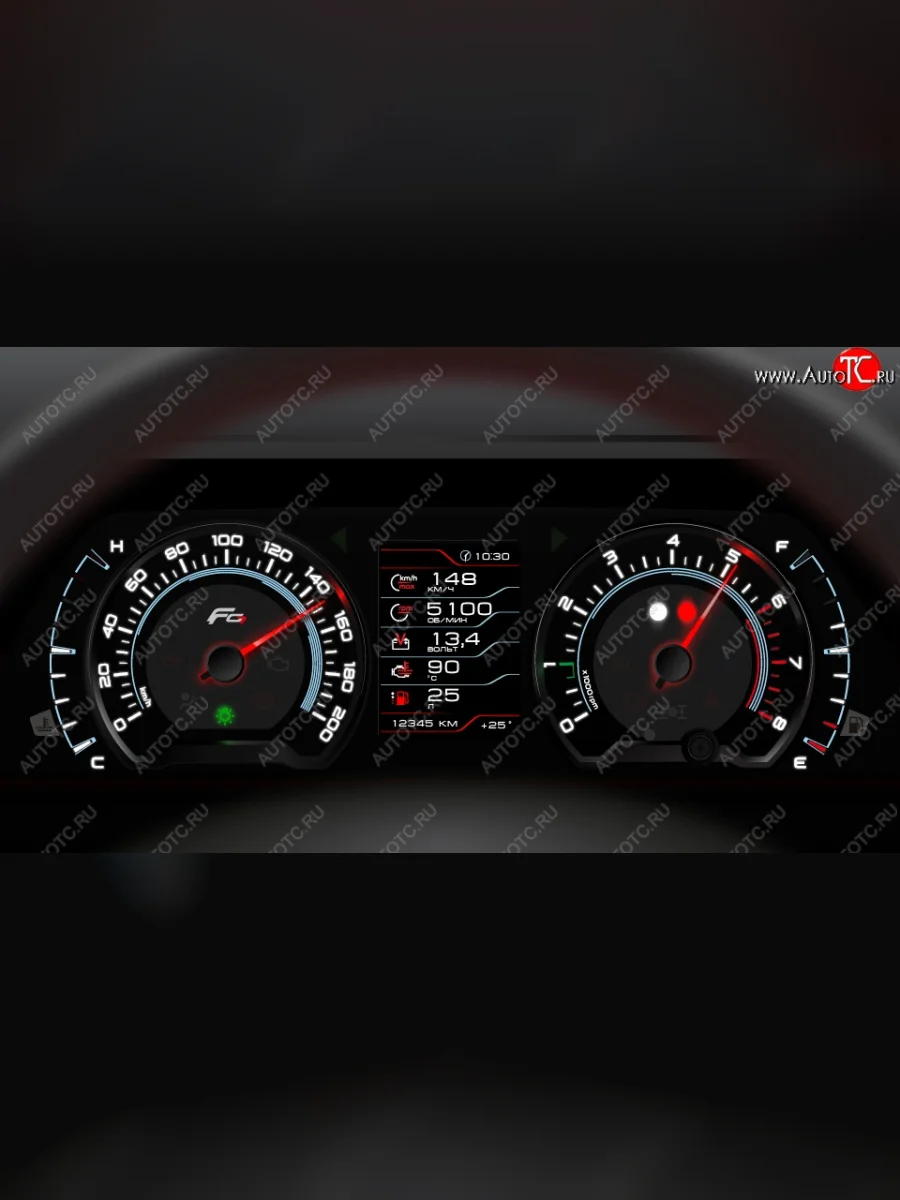 Комбинация приборов Ferrum GF 826 Лада ВАЗ 2110 седан (1995-2007)  в Воронеже Воронежской области