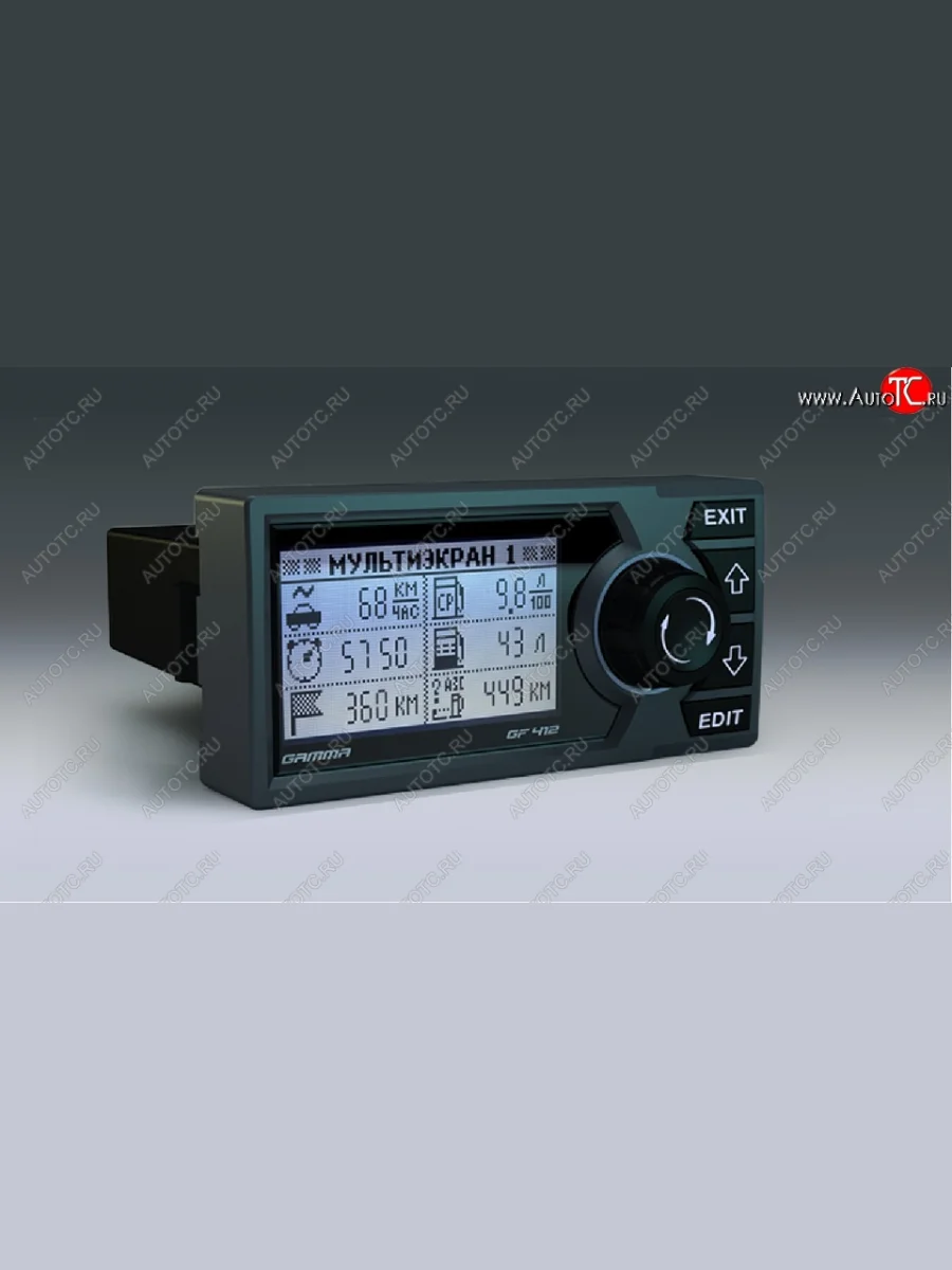 Бортовой компьютер Gamma GF 412 (для автомобилей со старой панелью) Лада ВАЗ 2110 седан (1995-2007)  в Керчи Республика Крым