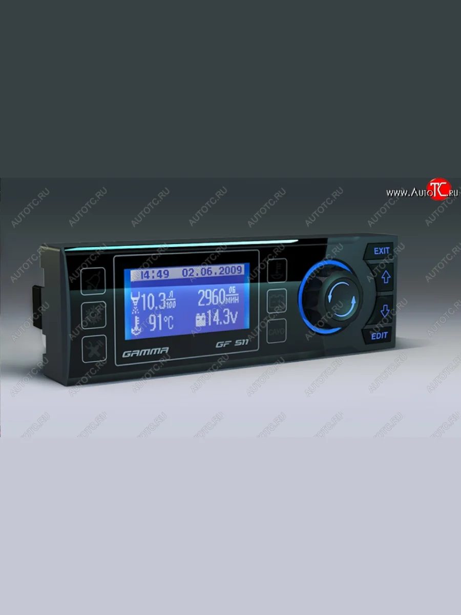 Бортовой компьютер Gamma GF 511 (для автомобилей с новой панелью) Лада ВАЗ 2110 седан (1995-2007)  в Воронеже Воронежской области