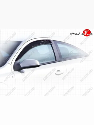 Дефлектора окон CA-Plastic (Classic полупрозрачный) Opel Astra H GTC хэтчбек 3 дв. дорестайлинг (2004-2006)