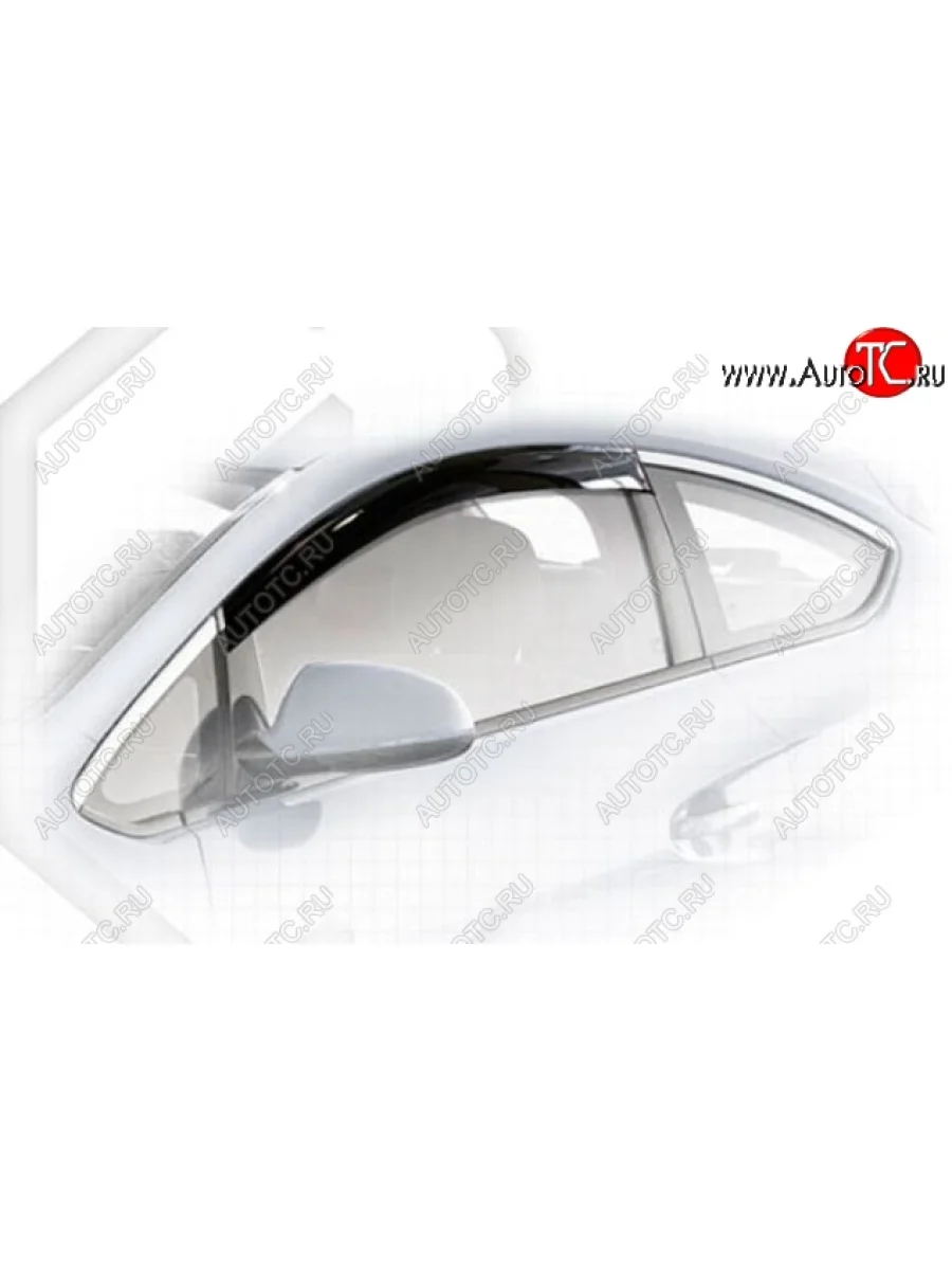 Дефлектора окон CA-Plastiс Opel Astra J GTC (2011-2018) (Classic полупрозрачный, Без хром.молдинга)  в Самаре Самарской области