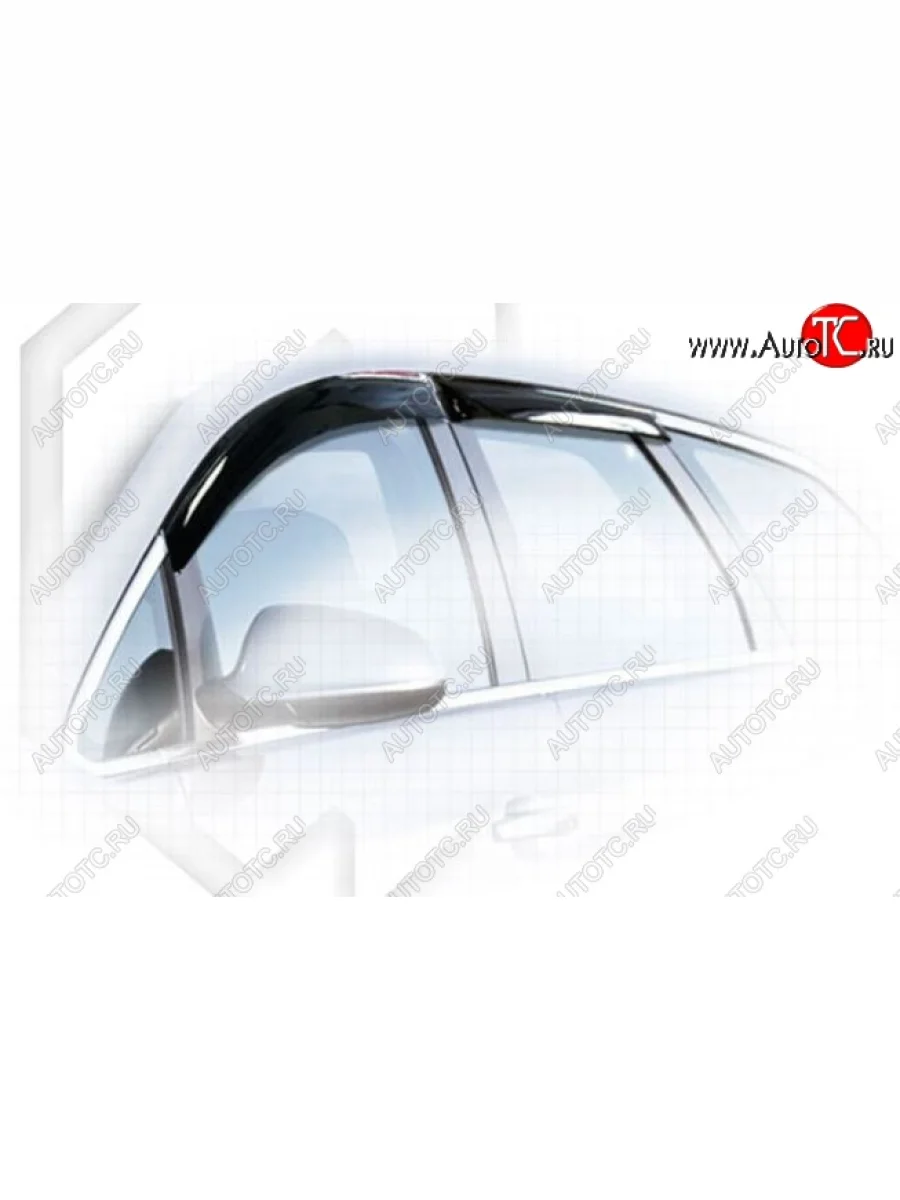 Дефлектора окон CA-Plastic  Opel Astra (2012-2017) J (Classic полупрозрачный, Без хром.молдинга)  в Керчи Республика Крым