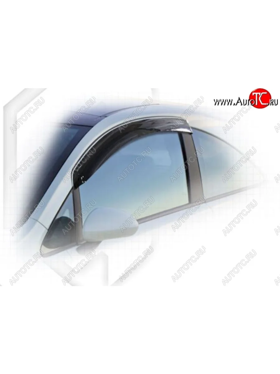 Дефлектора окон CA-Plastic Opel Corsa D 1-ый рестайлинг, хэтчбэк 3 дв. (2010-2011) (Classic полупрозрачный)  в Самаре Самарской области
