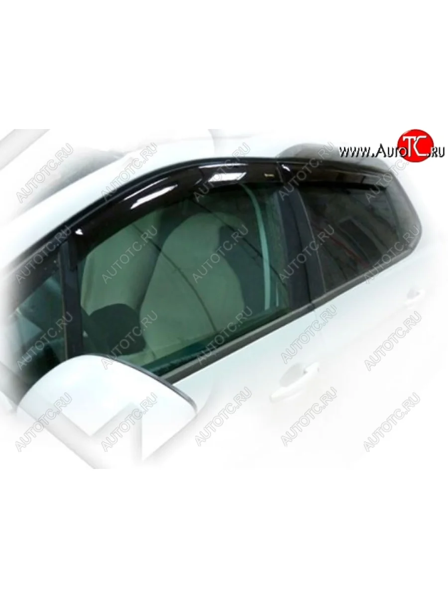Дефлектора окон CA-Plastic  Peugeot 2008 (2013-2016) (Classic полупрозрачный, Без хром.молдинга)  в Керчи Республика Крым