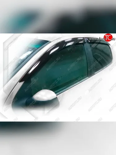 Дефлектора окон CA-Plastic (Classic полупрозрачный) Peugeot 206 хэтчбэк 5 дв. 2AC дорестайлинг (1998-2003)