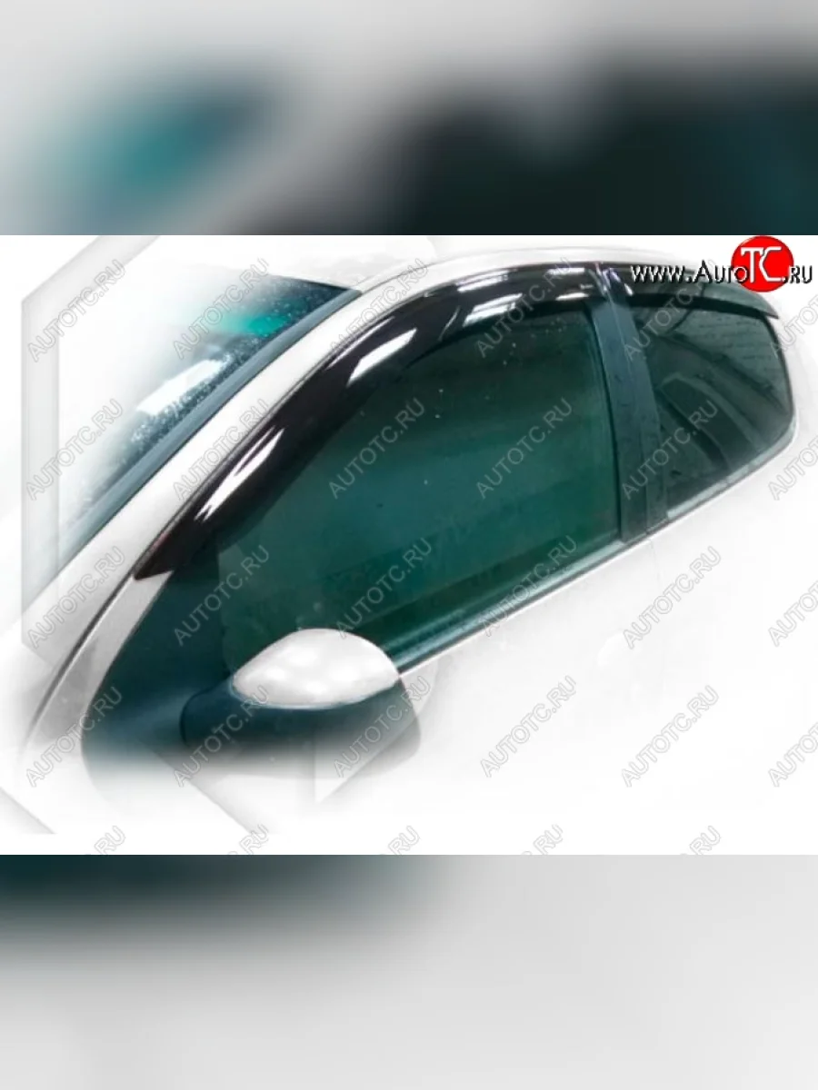 Дефлектора окон CA-Plastic Peugeot 206 хэтчбэк 5 дв. 2AC дорестайлинг (1998-2003) (Classic полупрозрачный)  в Керчи Республика Крым