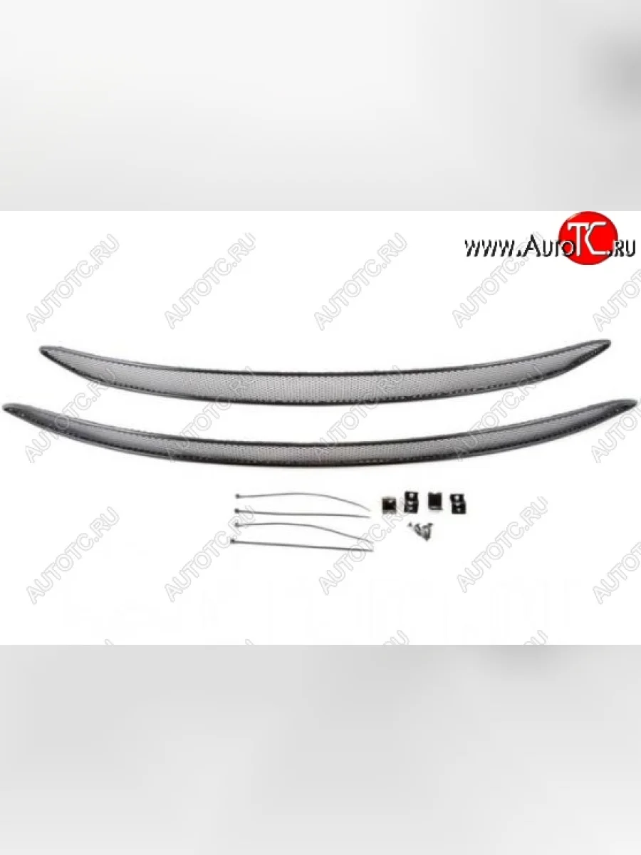 Сетка в воздухозаборник бампера Arbori (10 мм) Chery Tiggo 5 (T21) дорестайлинг (2014-2017) (Хром)  с доставкой в г. Керчь