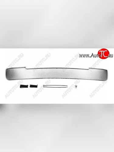 Сетка в воздухозаборник бампера Arbori (20 мм, сота) (Хром) Chevrolet Cobalt седан дорестайлинг (2011-2016)