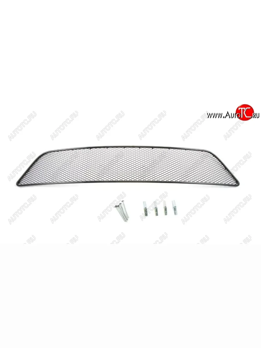 Сетка в воздухозаборник бампера Arbori (10 мм)  Brilliance V5 (2012-2018) (Хром)  в Воронеже Воронежской области