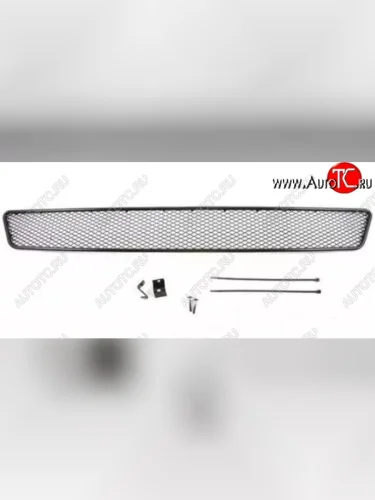 Сетка в воздухозаборник бампера Arbori (10 мм) (Черная) Dong Feng S30 (2014-2017)