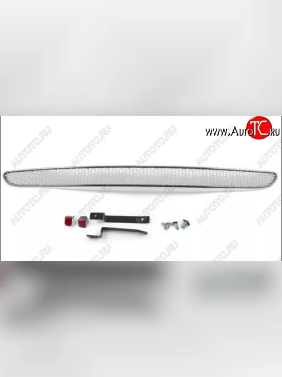 Сетка в воздухозаборник бампера Arbori (20 мм, сота) Ford EcoSport дорестайлинг (2013-2019) (Черная)  в Керчи Республика Крым