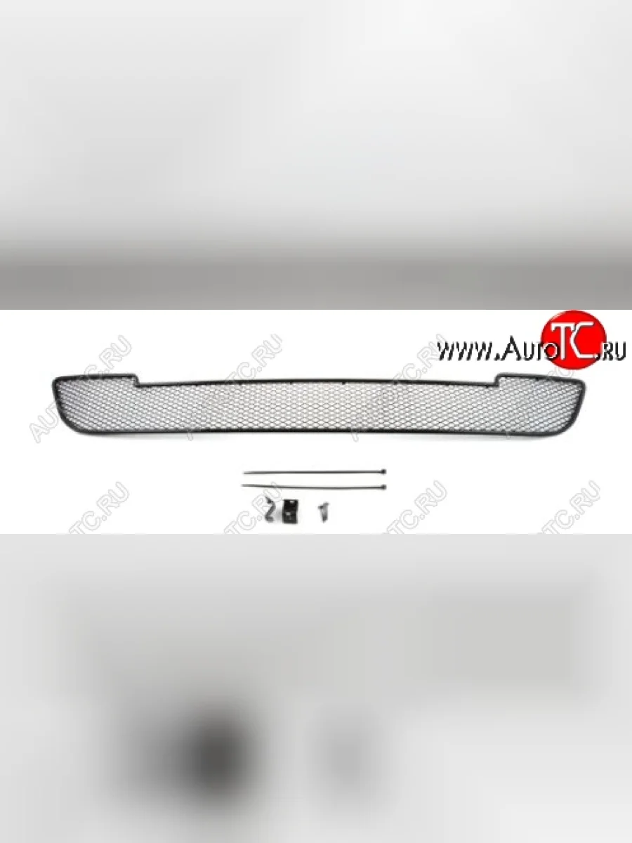 Сетка в воздухозаборник бампера Arbori (15 мм, для авто с хром.пакетом) Ford Mondeo MK5 CD391 дорестайлинг седан (2014-2018) (Черная)  в Перми Пермском крае