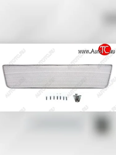 Сетка в воздухозаборник бампера Arbori (10 мм) (Хром) Ford Transit цельнометаллический фургон (2006-2014)
