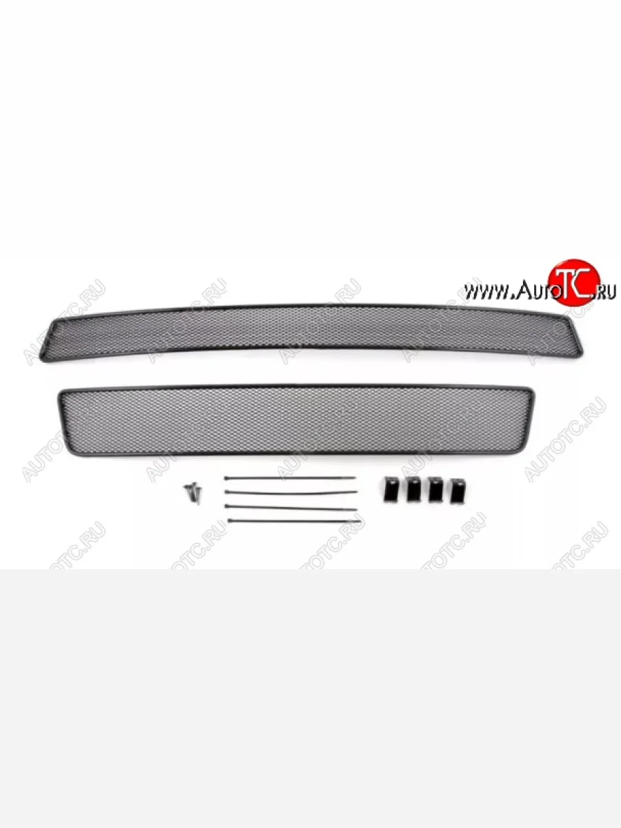 Сетка в воздухозаборник бампера Arbori (15 мм)  ГАЗ ГАЗель Next (2013-2025) A21,A22, С41, С42, A60,A63, A64, A62,А65, A31,A32, C45, C46 (Черная)  в Керчи Республика Крым