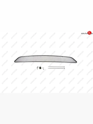 Сетка в воздухозаборник бампера 2.0 Arbori (15 мм) (Хром) Honda CR-V  RM1,RM3,RM4 (2012-2015) дорестайлинг