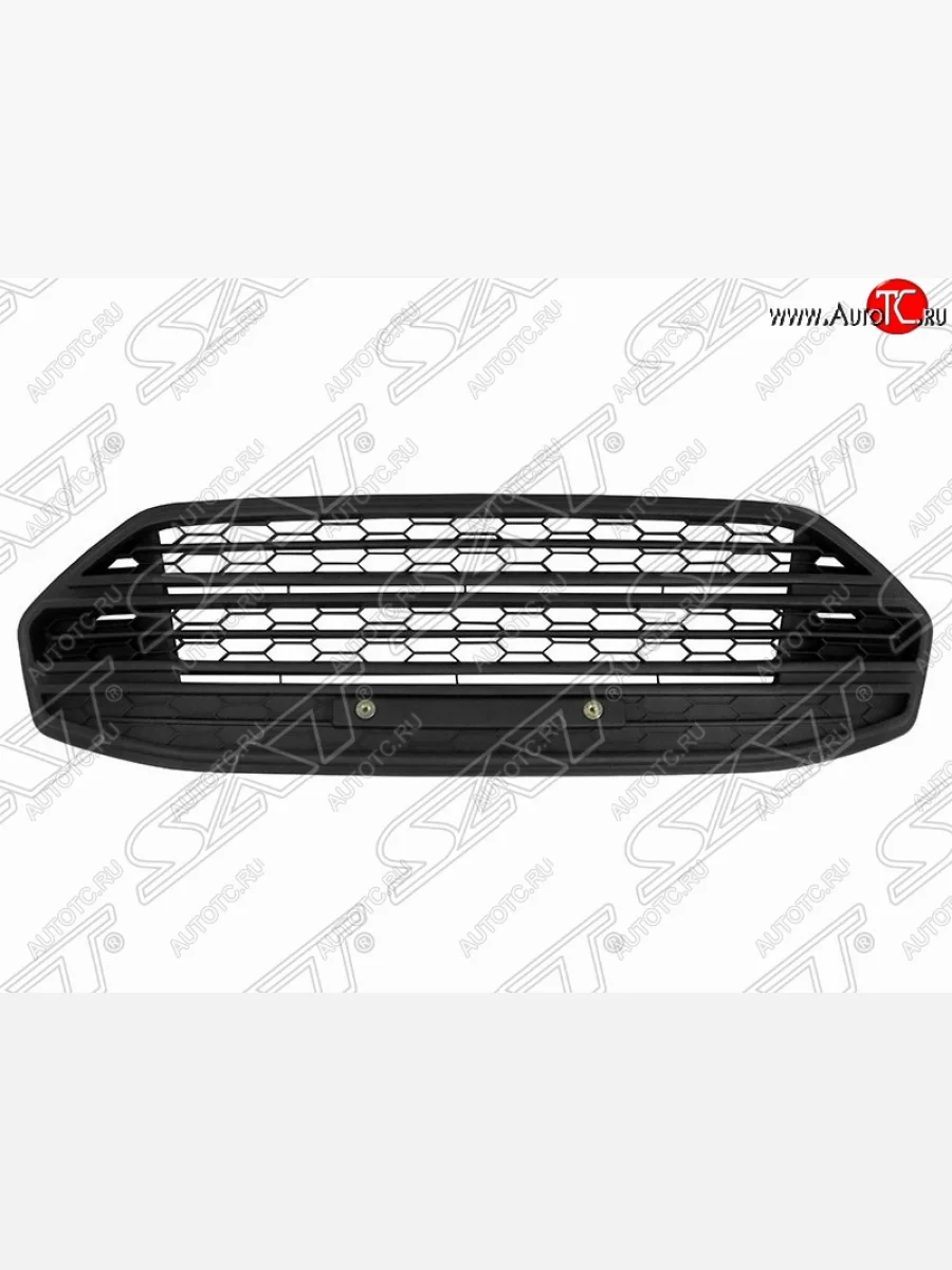 Решетка в передний бампер SAT Ford EcoSport дорестайлинг (2013-2019) (Цвет: черный.)  в Керчи Республика Крым